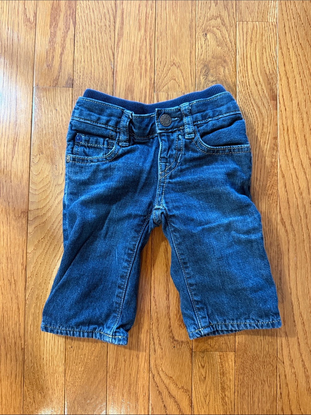 3-6M Baby Gap Blue Denim Pull-On Jeans